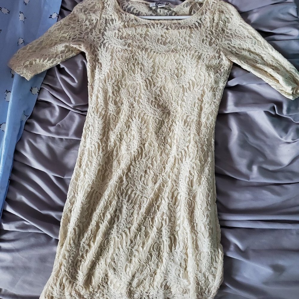 Vintage-style white dress